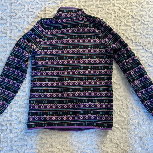 LL Bean Purple Aztec Striped Womens
Large Snap Fleece Pullover size small. - Picture 2 of 3